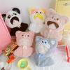 10CM Cartoon Animal Shawl Hairy Doll Clothes Gift Doll Plush Cloak