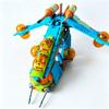 MOC Creative Plan Transport Aircraft Republic Dropship Gunship Building Blocks Bricks Toys Birthday Adult  Festival Party Gifts