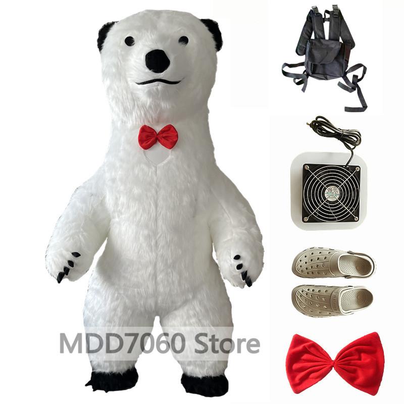 Inflatable Giant Panda Costume Funny Plush Mascot Suit For Street Party Role Play Cosplay