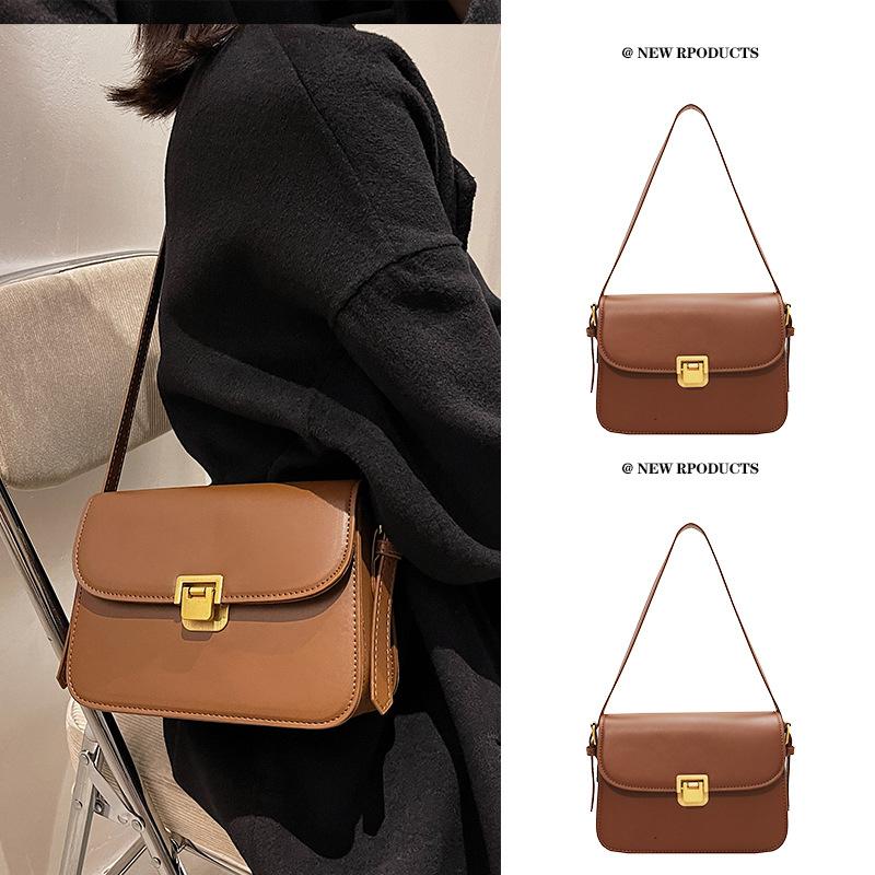 Small bag women's new fashion texture niche messenger bag women's shoulder small square bag versatile