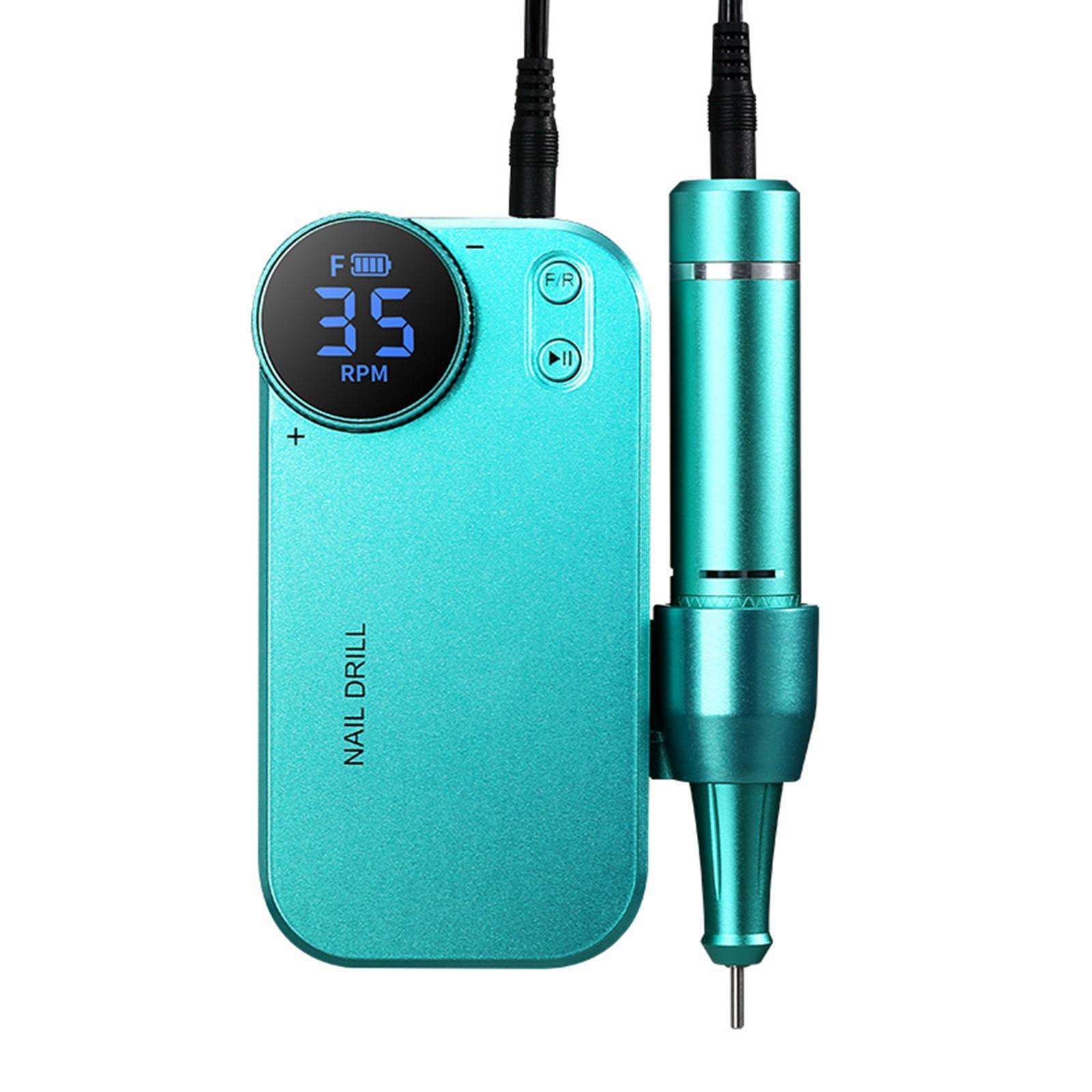 

Перезаряжаемая портативная машина для лака для ногтей, машина для лака для ногтей, электрический инструмент для маникюра, ежедневная точилка для ногтей One Size зелёный