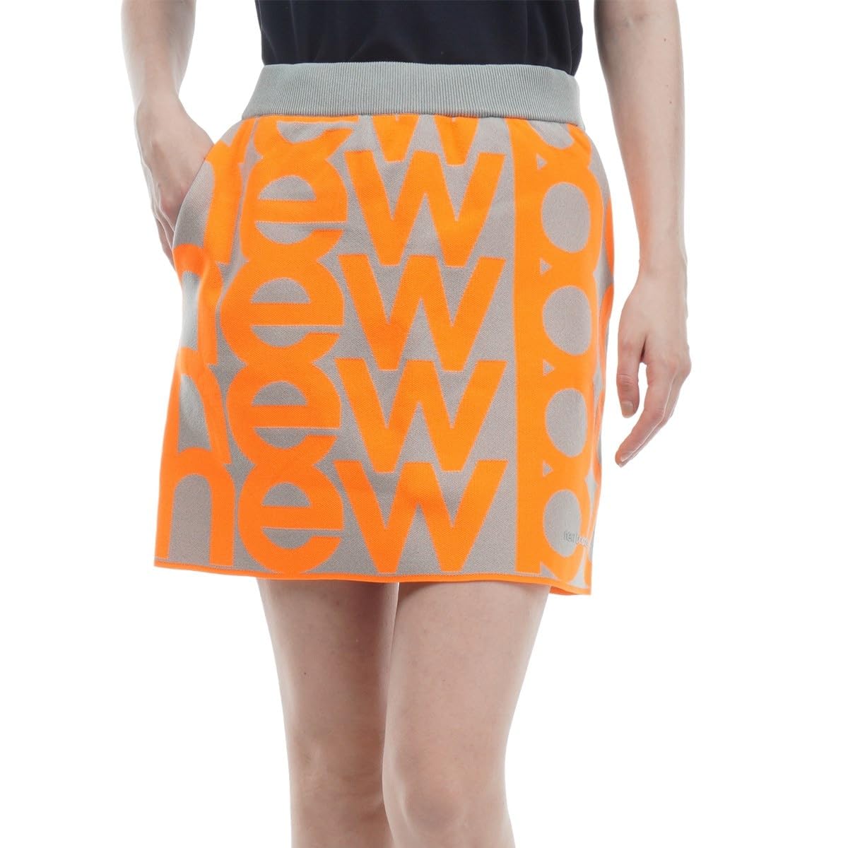 

Knit Skirt Golf 0 [New Balance] Women s (Allover Logo/Stretchy) / / 012-3134514 150_Orange [S]