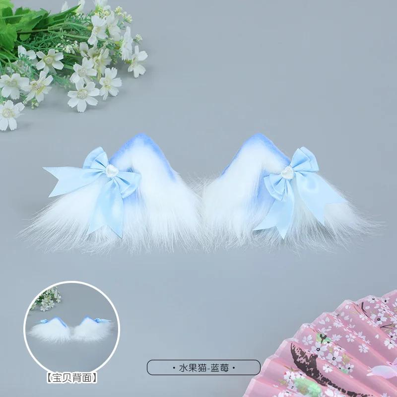 

Cat Ears Anime Lolita Hair Accessories Cosplay Kawaii Wig Gothic Headdress Cat Ears Cute Party Costume Bell Headwear Hair Clips