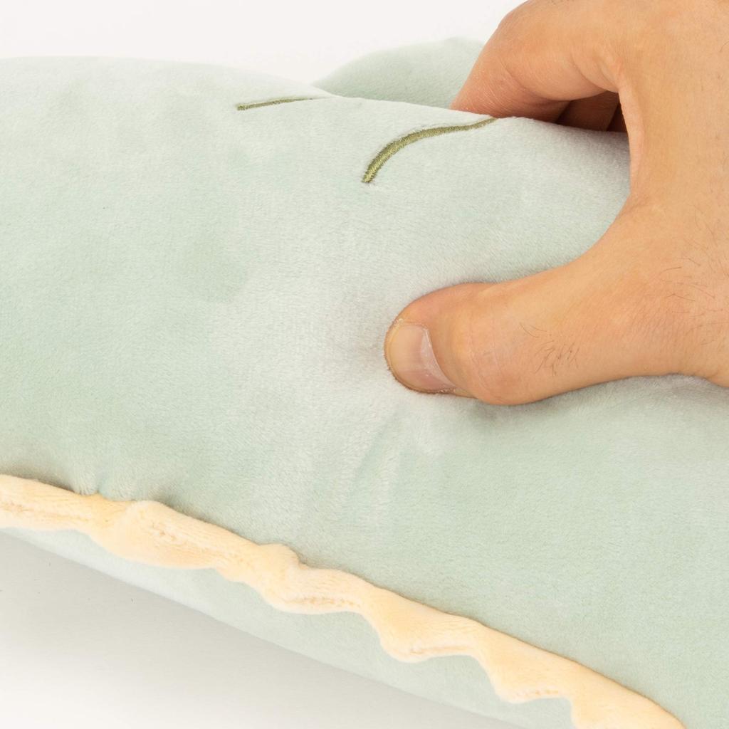 Livheart Body Roomies Scared Small Fluffy and Pillow, Party, Kyoryu, (Total Length Approx. 42cm), Squishy, 48152-51