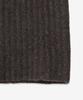 NOIRER FOR WOMAN Camel Slim Fit Ribbed Sweater (Brown)