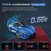 P24 Car OBD Head Up Display HUD Computador de bordo Velocímetro digital Medidor de temperatura da água Combustível GPS Gradiente de velocidade do veículo