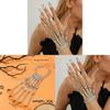 Dark Style Gothic Skeleton Finger Bracelet With Electroplated Alloy For Women Gift