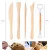 15-Piece Pottery & Clay Carving Tool Set for DIY Sculpting and Modeling