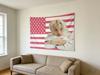 1PC SKZ Felix Perfect Appearance Tapestry Pink American Flag Tapestry K-pop Music Banner Tapestry Suitable For Bedroom Dormitory