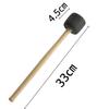 Cobalt Planet Bass Drum Mallet Set of 2 Drumstick Drumstick Mallet Brass Band Dora EVA Marching Gong Timpani Large Drum (gray)