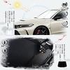 Ruiya Windshield Sunshade for the 2022 Honda Civic Type R FL5, UV Protection, Foldable, No Suction Cups Required, Customizable Parts
