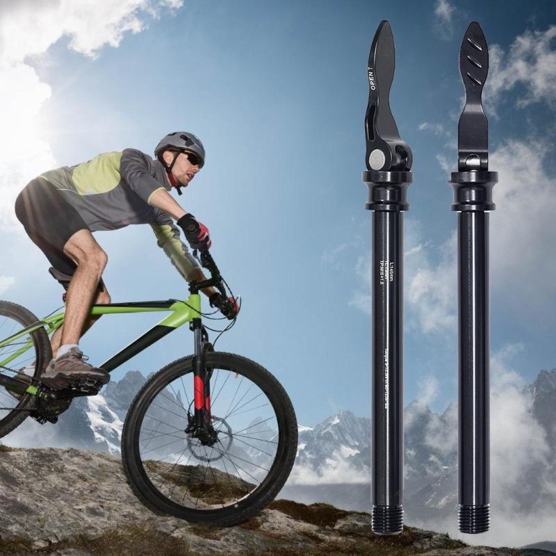 High Strength Smooth Operations Bicycles Thru Axles Quick Release for 10cm Front Forks Shafts Levers Enhancing Stability