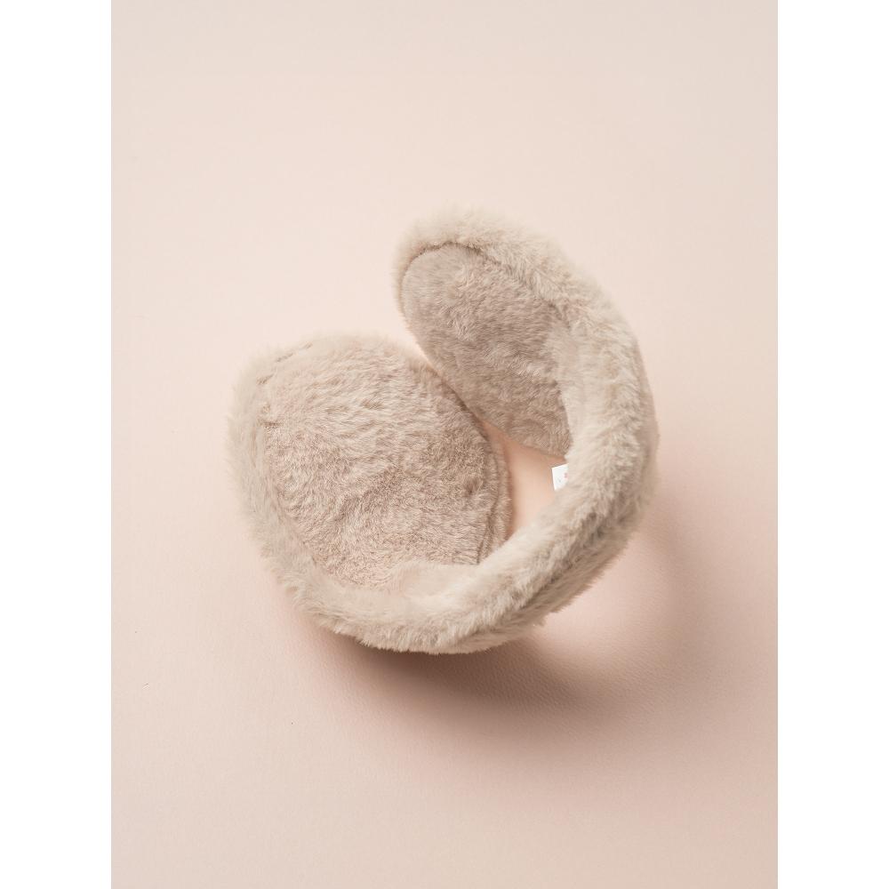 Daiso Big Size Fur Earmuffs Beige