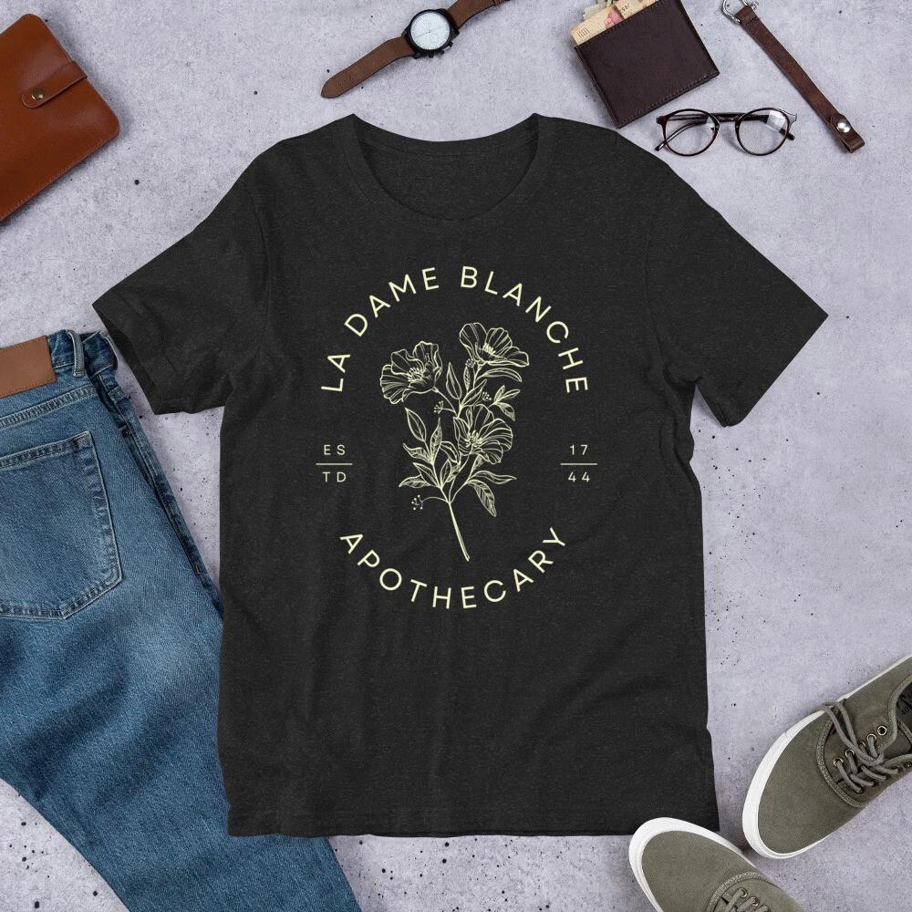 La Dame Blanche Apothecary T-Shirt | Sassenach Shirt | Outlander Tee 4XL