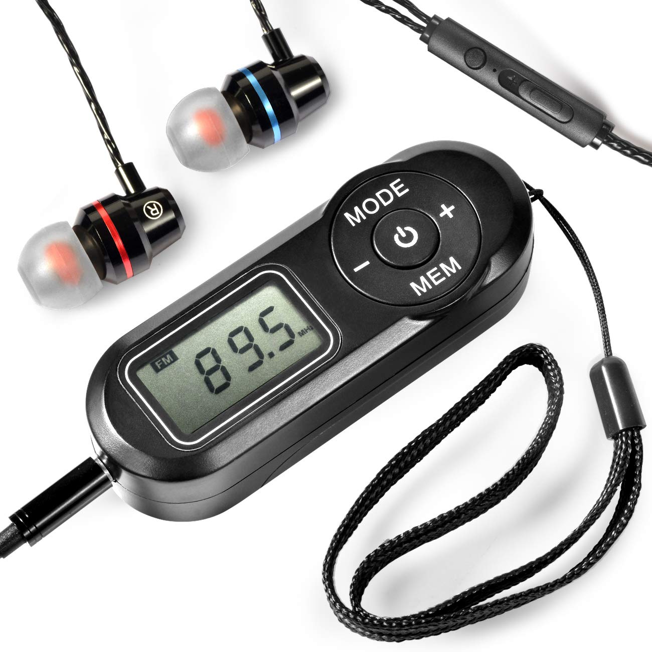 

ZHIWHIS Портативне кишенькове радіо, сумісне з FMWide FM, компактний дизайн для підготовки до катастроф/евакуації, DSP цифровий високої чутливості конференц-зв язок