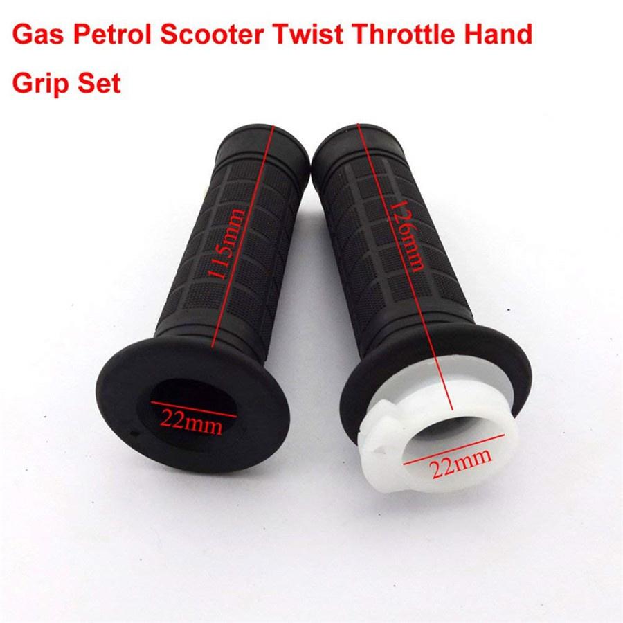 Pocket Mini Bike Hand Grips Kill Stop Switch Twist Throttle Brake Levers Set 2 Stroke ATV Quad Go Kart Dirt Bike Motorcycle