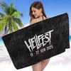 H-Hellfest Band Anime Beach Swimming Towel Soft Absorbent Washcloth Children's Gifts for Kids Travel Camping Gym
