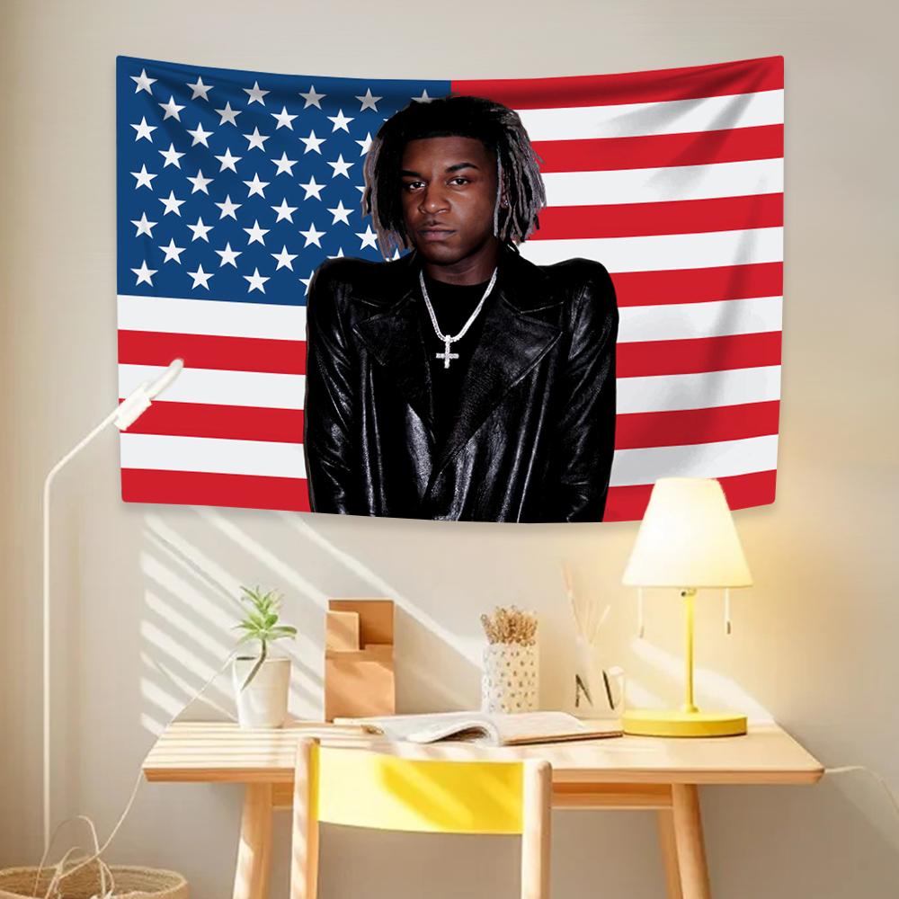 

Ken Rapper Carsons Tapestry A Great Chaos Music Album Cover Poster wall hanging decor For Bedroom College Dorm Home Decor Meme F 29x37in