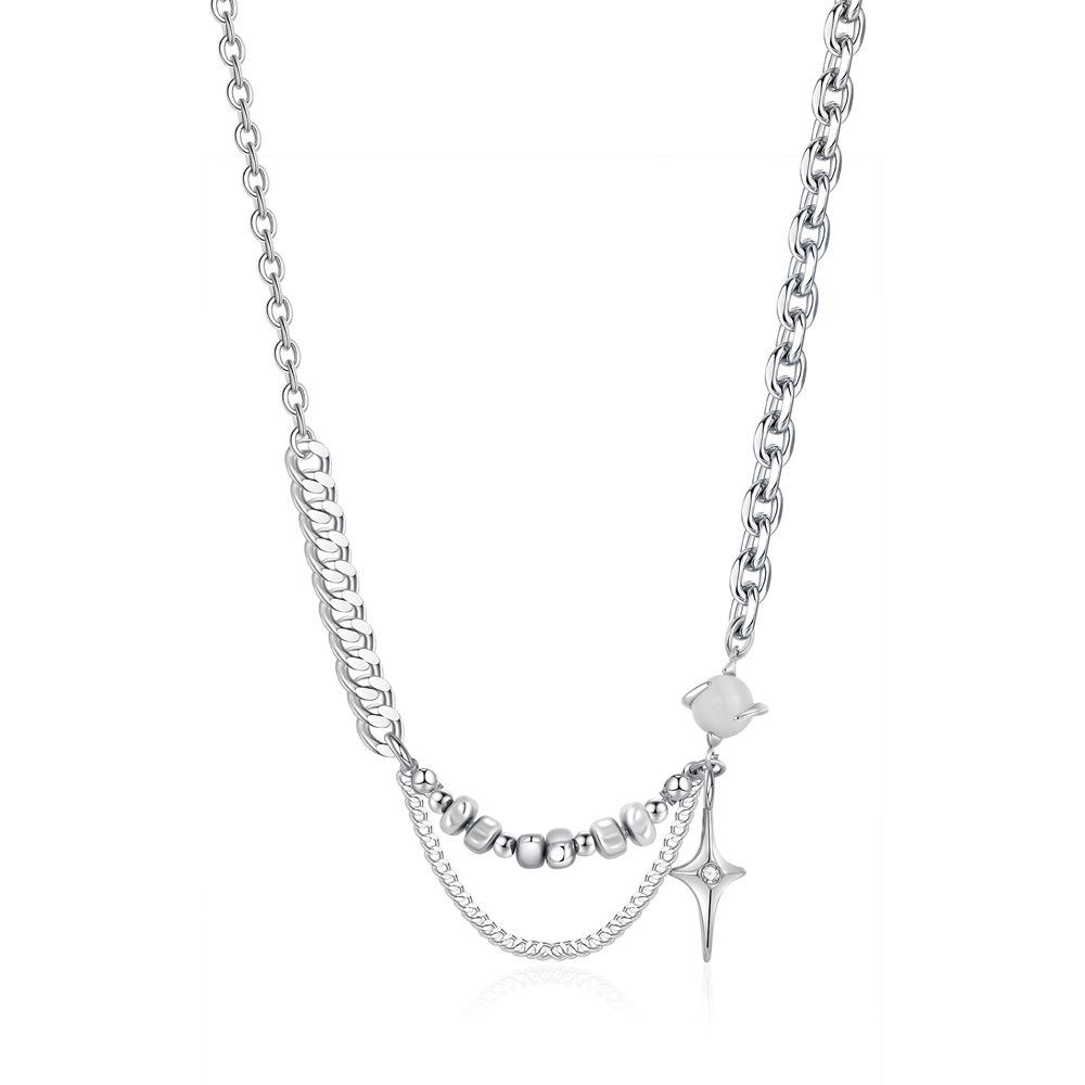 Eye Cats Contemporary Starburst Geometric Necklace Unisex Stylish Jewelry All For