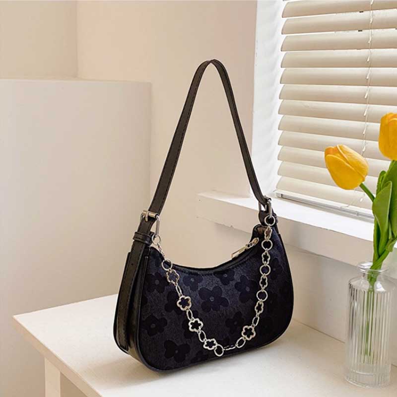 

Сумка через плечо с цветочным узором, модная сумка с цепочкой, сумочка, сумка кросс-боди, кошелек для женщин, дамские сумочки, сумки через плечо, Bolsas