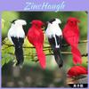 Realistic Foam Bird Sparrow Ornament For Garden Wedding Decoration