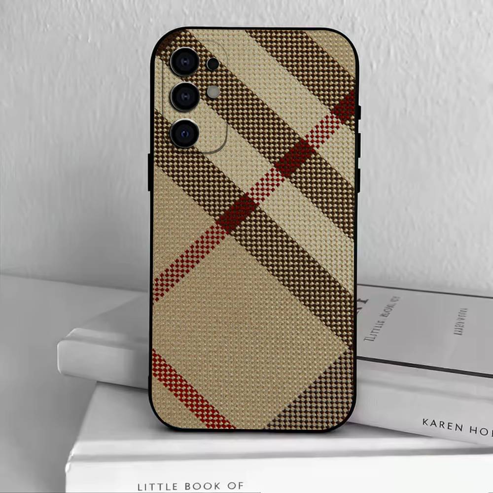 

Cloth grain Phone Case For Samsung S25,S24,S21,S22,S23,S30,Ultra,S20,Plus,Fe,Lite,Note,10,Black Cover Samsung S24ULTRA