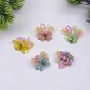 Fresh and Colorful Floral DIY Stud Earrings, Clip-On Shoe Flowers, Brooch Accessories