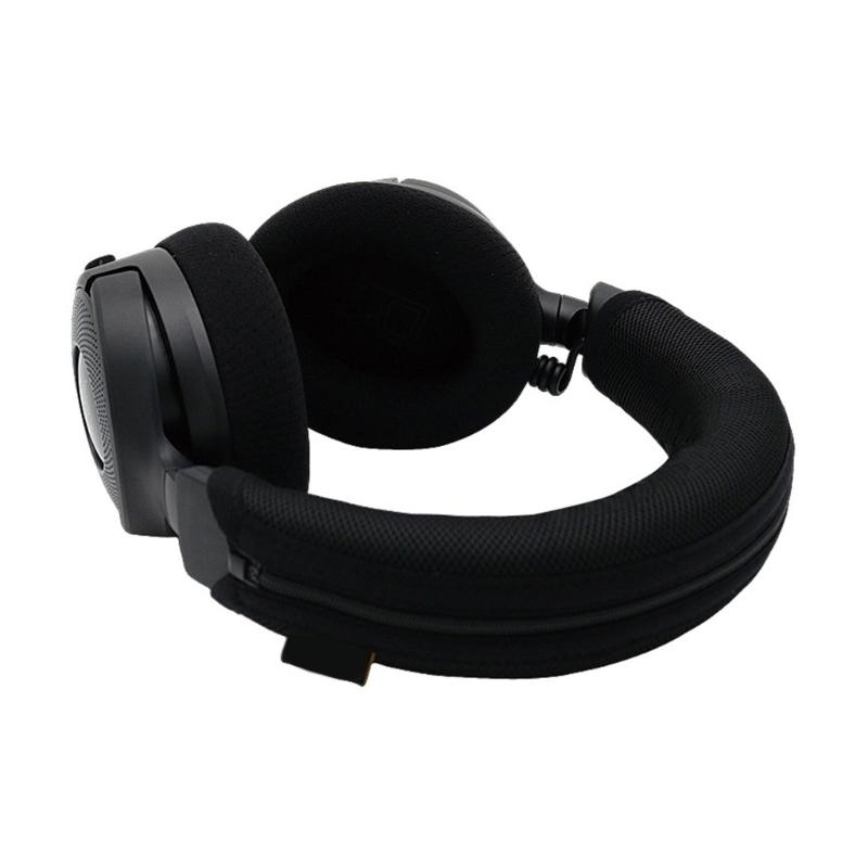 Universal Headphone Headband Protectors For KrakenV4 Headsets Soft Breathable Headbeam Sleeve Secure Zippers Closures
