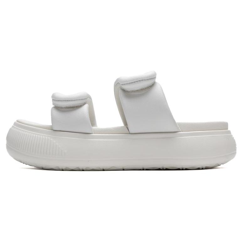 

Puma Mayu Puffy Slides Дышащие Прочные Сандалии на одной лямке Женские Шлепанцы Белые 399450-01 39