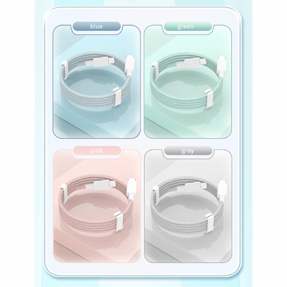 Pd Data Cable 27w Fast Charging Cable 20w/18w Braided Data Line Compatible For Iphone 12 Iphone 13 Mobile Phone