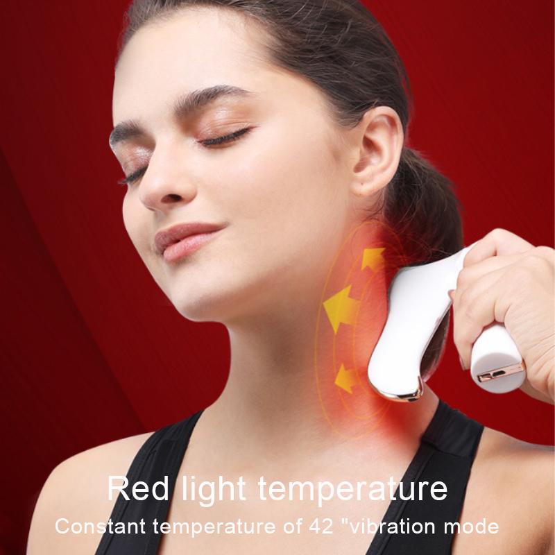 Electric Fascial Knife Deep Muscle Relaxation Muscle Scraper Fascial Massager Tightening Facial and Neck Massage Device