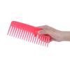 Colorful Large Wide Tooth Hair Styling Comb Anti Static Hairdressing Comb Hairstyle Tool Black