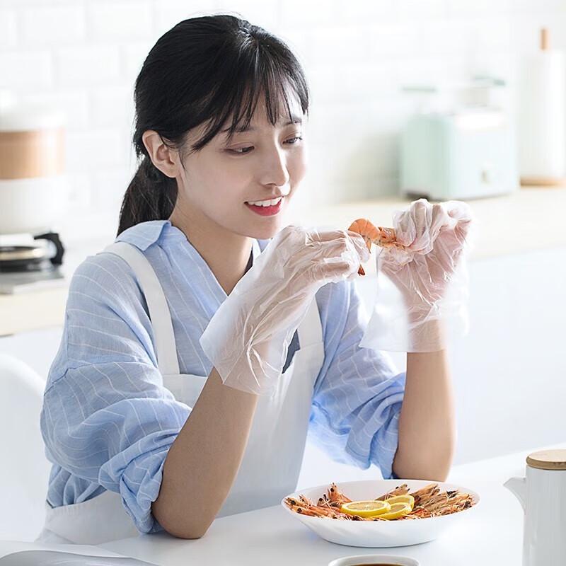 

Chahua Antibacterial Disposable PE Gloves (100 Count)