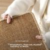 Dajiang Natural Sisal Entrance Mat, Doorway Floor Mat, Hallway Carpet, Handwoven Entrance Mat, 50x80cm