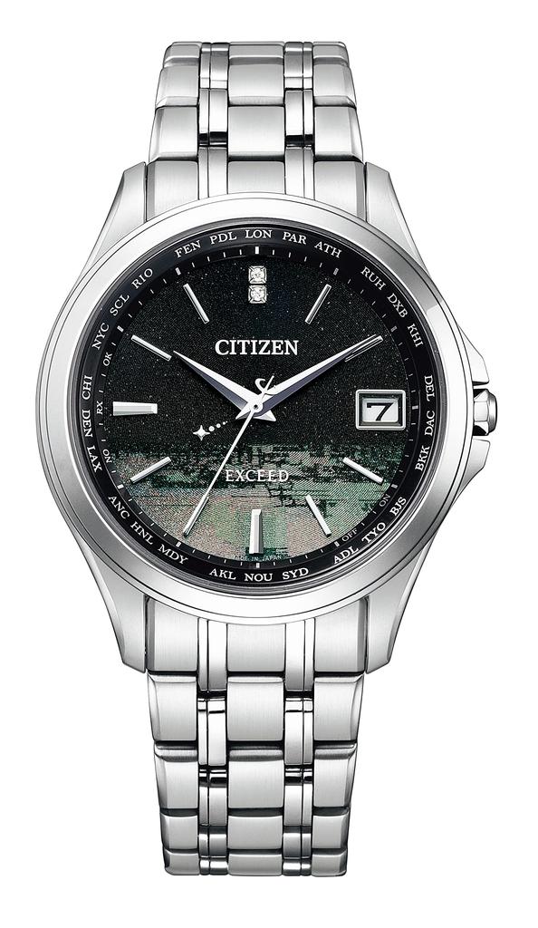 Watch EXCEED Limited Pair Model Eco Drive Radio Watch Waterproof Business Citizen Good Day Pair Watch [CITIZEN] (Silver / / / Men's) CB1080-52F