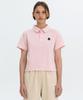BENSIMON Emblem Patch Polo Tee - Pink