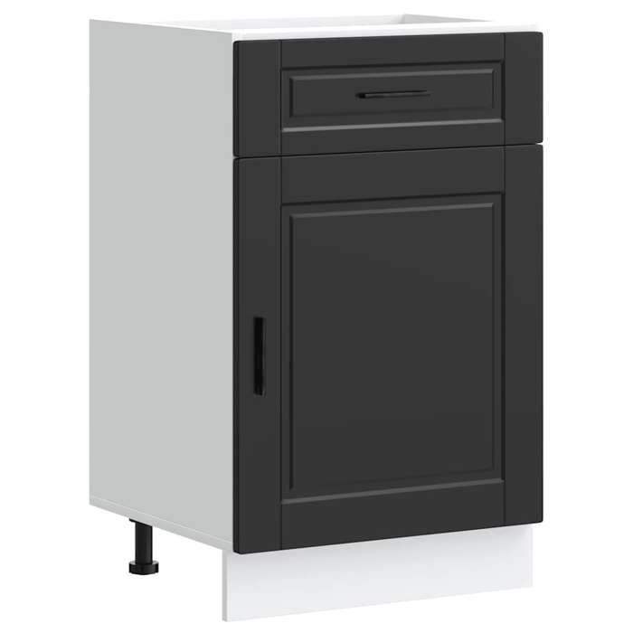 VidaXL Kitchen Cabinet Porto Black Engineered Wood 853958