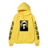 Jujutsu Kaisen Satoru Gojo Unisex Fleece Hoodie Autumn Winter Anime Character Japanese Kanji Sleeve Print Long Sleeve Pullover Sweatshirt