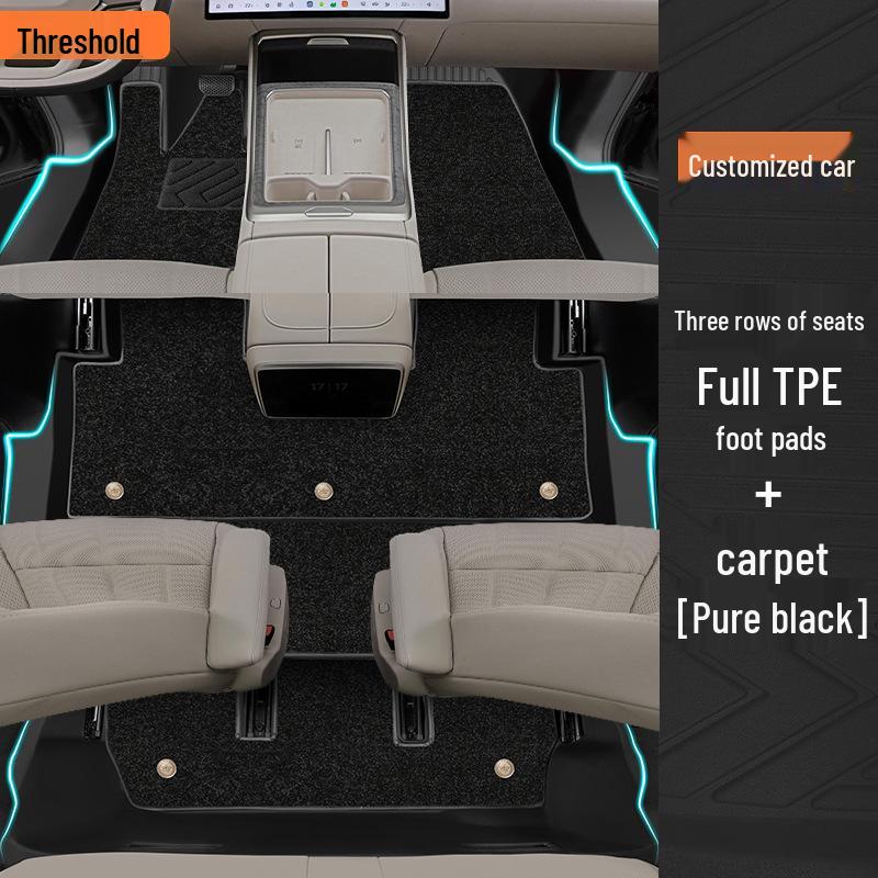 2025 Lydo L90 Special TPE Full Coverage Floor Mats for Six-Seven Seat Cars