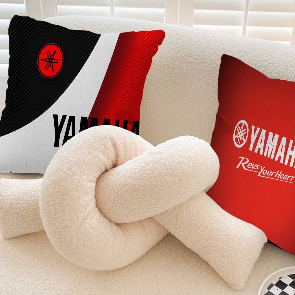 Y-YAMAHA Cuscino per Moto Copricuscino cartone animato Regalo Copricuscino Camera da letto Casa Divano Sedia Sedile Decorazione federa