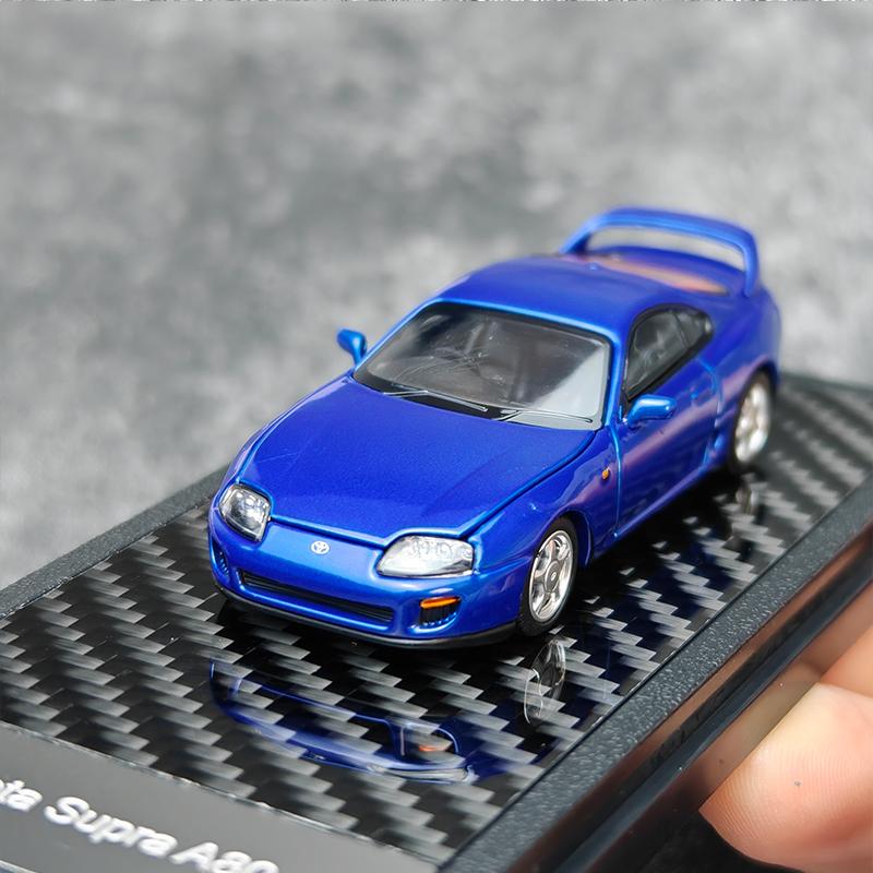 

Ty A80 Supercar LCD CLD diecast model 1:64 Static decorative item collection car model синий