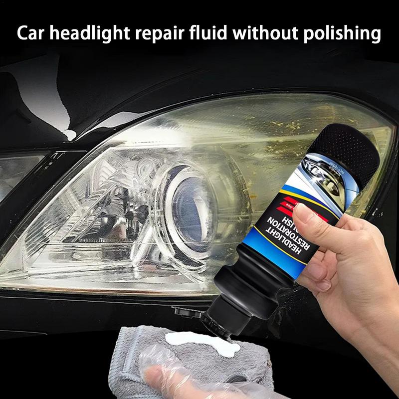 Car Light Cleaner 100ml Headlight Restorer Headlight Cleaner Auto Detailing Supplies Head Light Lens Restorer Headlight Cleaner