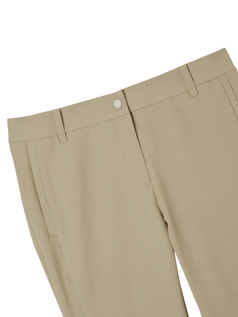 WIDEANGLE To Essential Slit-Point Bootcut Pants L_Beige