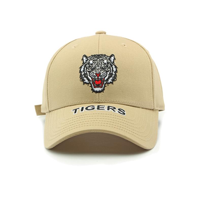 Tiger Head Embroidered Baseball Cap Men's Outdoor Sunscreen Sun Hat