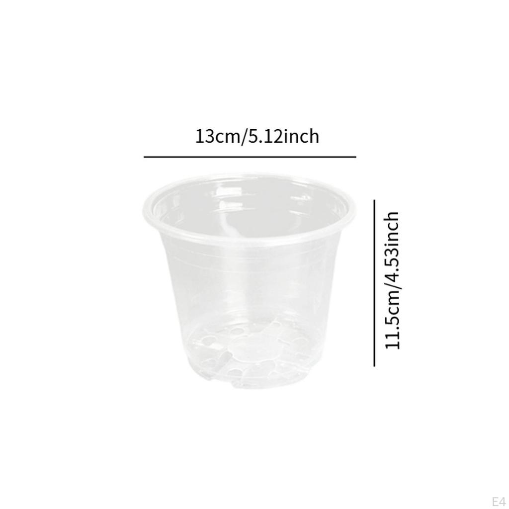 20 Clear Flower Planters for Seedling Development In Balconies