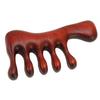 Wooden Scalp Massage Comb Stress Relief Anti Static Smoothing Wood Wooden Wide Tooth Hair Comb for Head Neck Back