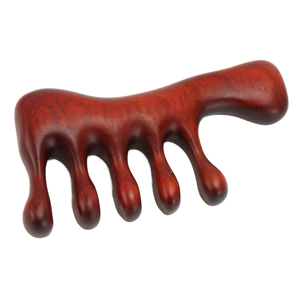 Wooden Scalp Massage Comb Stress Relief Anti Static Smoothing Wood Wooden Wide Tooth Hair Comb for Head Neck Back