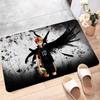 Anime Haikyuu Bathroom Mat Anti-slip Absorb Water Long Strip Cushion Bedroon Mat Welcome Doormat
