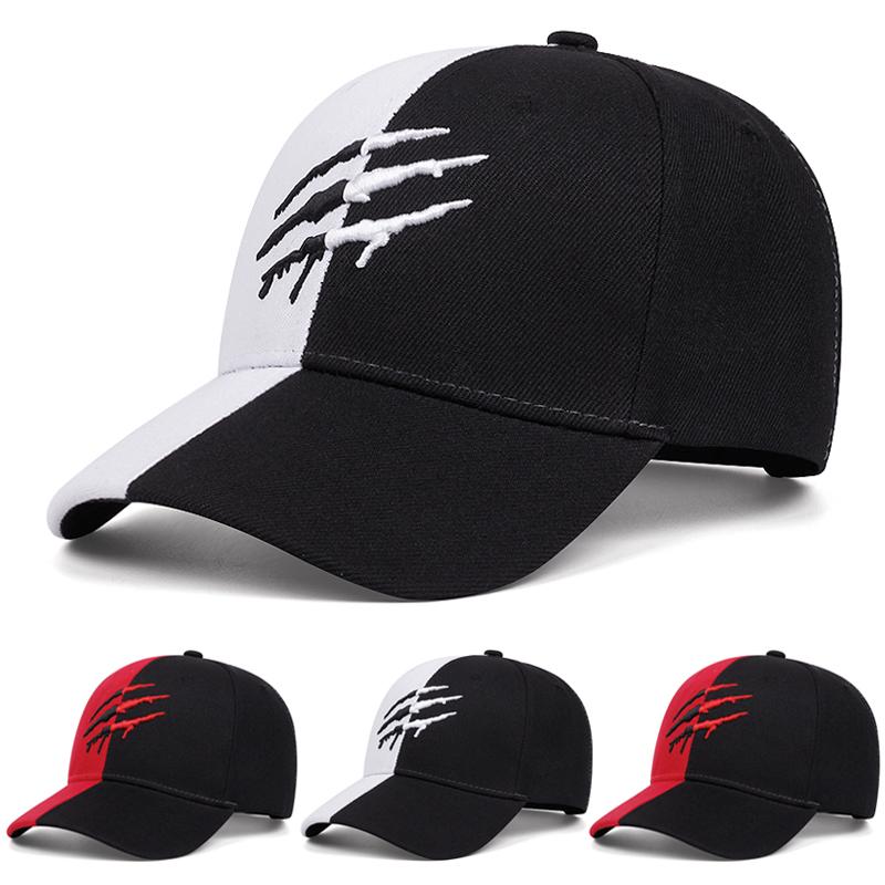 Pop New Baseball Hat Claw Print Embroidery Street Pop Hip Hop Hat Skateboarding Hat Daily Leisure Sunshade Hat