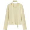 Aijutu Women's Soft Knit Long Sleeve Top
